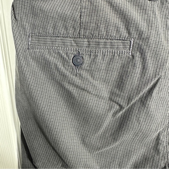 7 For All Mankind Standard pants, lightweight, size 32. Dark gray plaid, spring - Picture 6 of 15